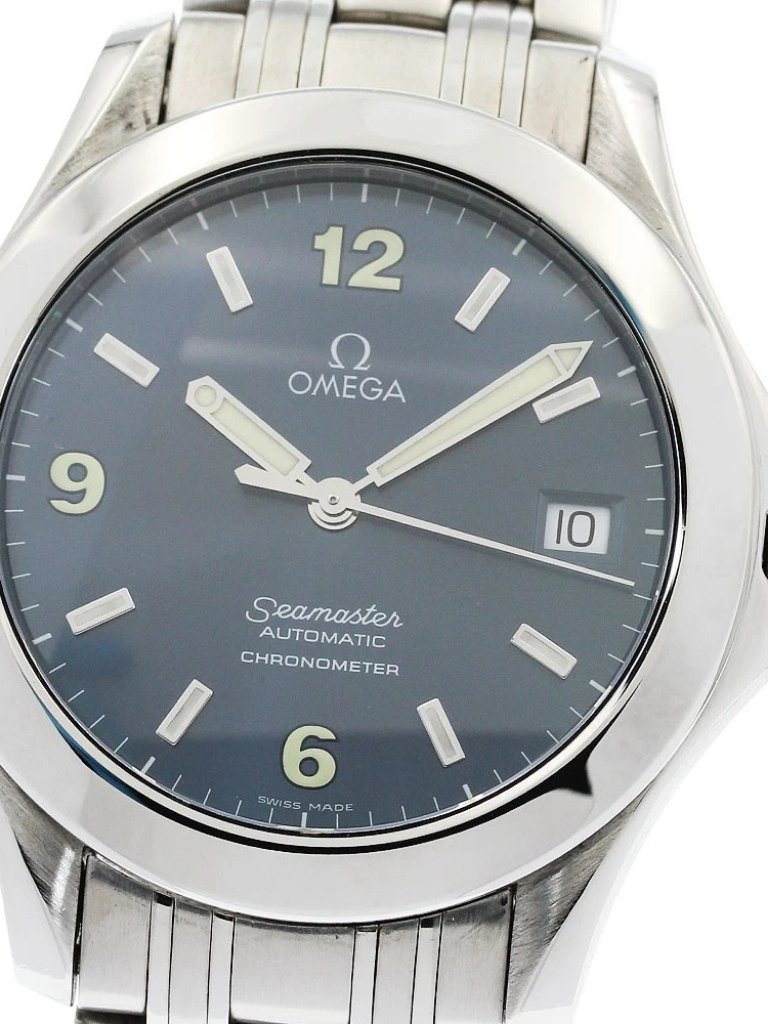 Omega Seamaster120 250183 Date Chronometer Navy Dial Automatic Mens 881815